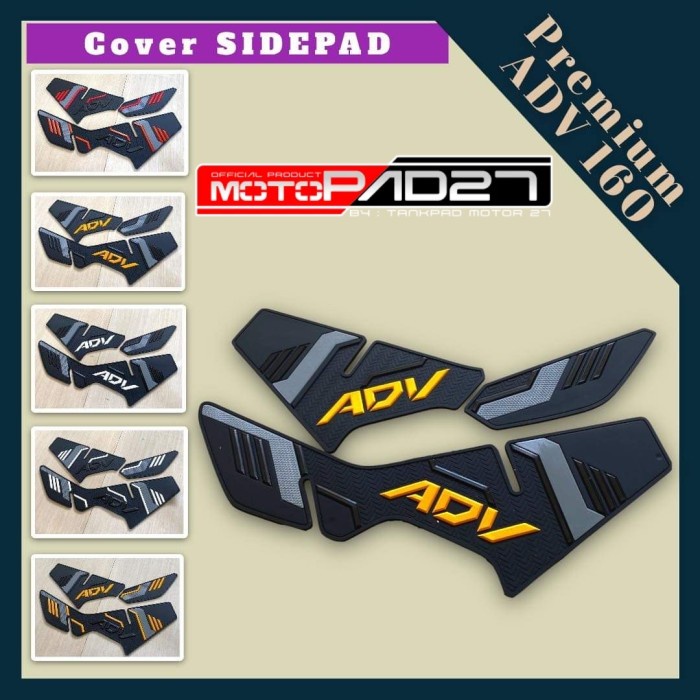 Sticker Sidepad Body Footrest ADV 160 Rubber Embossed Rubber Motopad27 ...