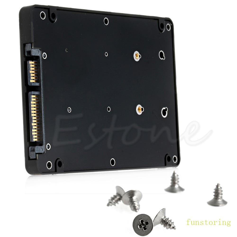 Mini PCI-E MSATA SSD To 2.5-inch SATA Adapter With Enclosure Case + SATA To USB Cable