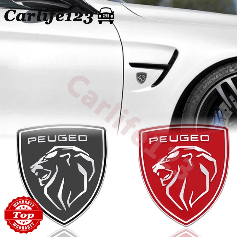 Autocollants Emblèmes Métal Pour Peugeot E2008 4007 4008 5008 9X8 - Décoration Voiture, étanches, Faciles à Poser