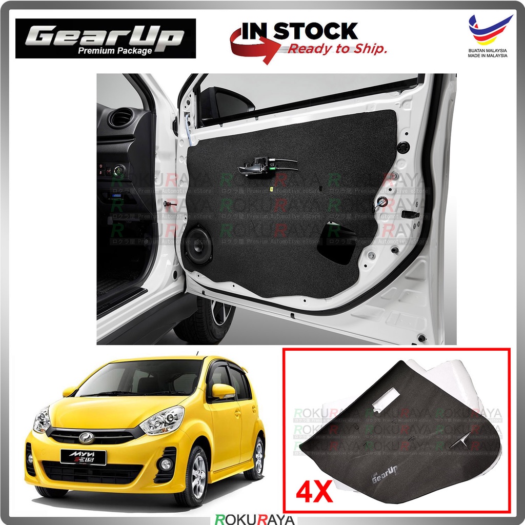 Perodua Myvi Lagi Best Icon New Gear Up Door Comfort Vibramat Deadening