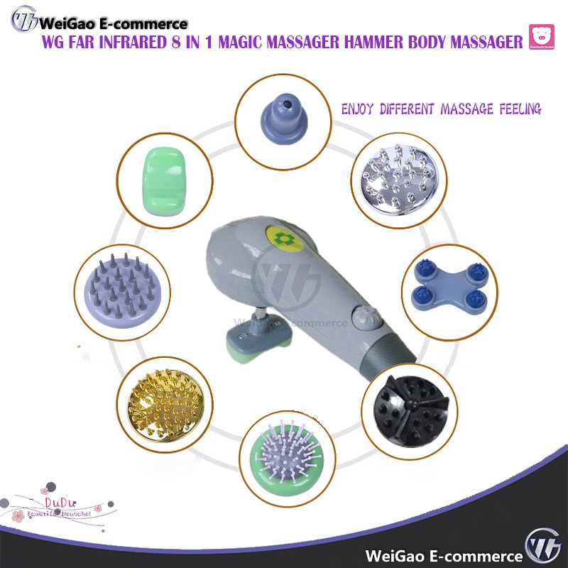 8 in 1 Far Infrared Magic Massager Hammer body Massager Shopee