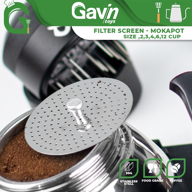 Mokapot Coffee Reducer Filter - Moka Pot Screen Filter - Mokapot Filter ...