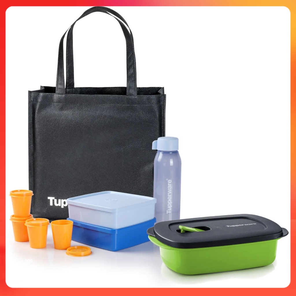 Tupperware Set Viral New Baru 500ml Eco Bottle 1L Green CrystalWave