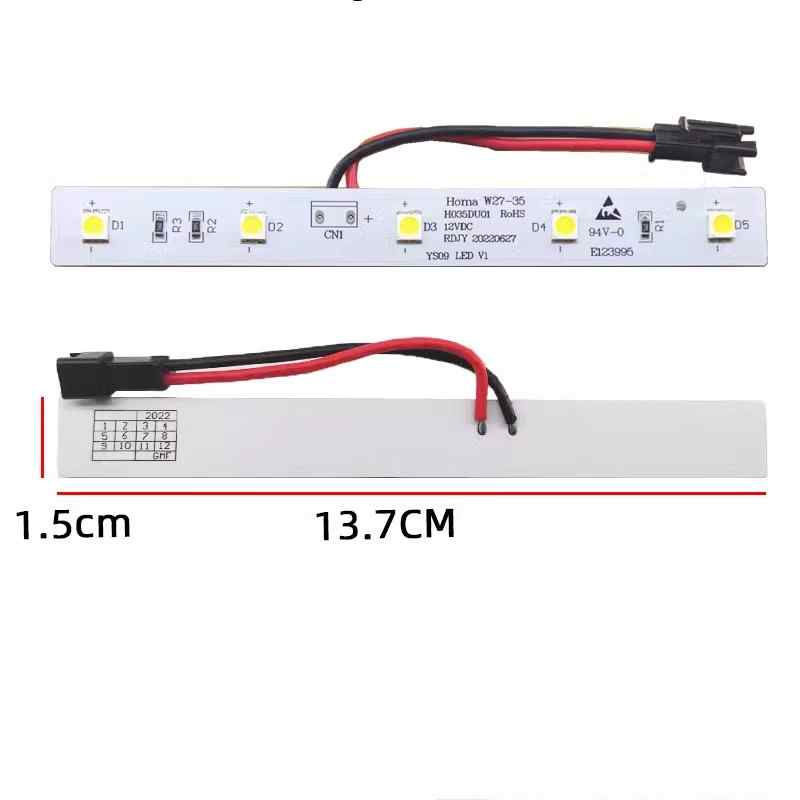 Bande LED De Remplacement Pour Réfrigérateur Homa W27-35 - E123995, 12V, éclairage Intérieur économe
