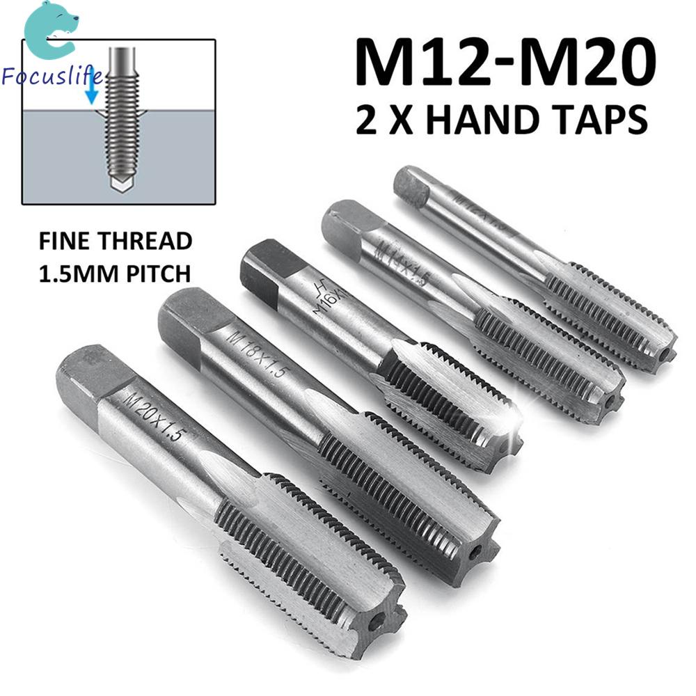 Hand Taps Tap Die Replacement Right Hand Silver 12mm/14mm/16mm/18mm ...