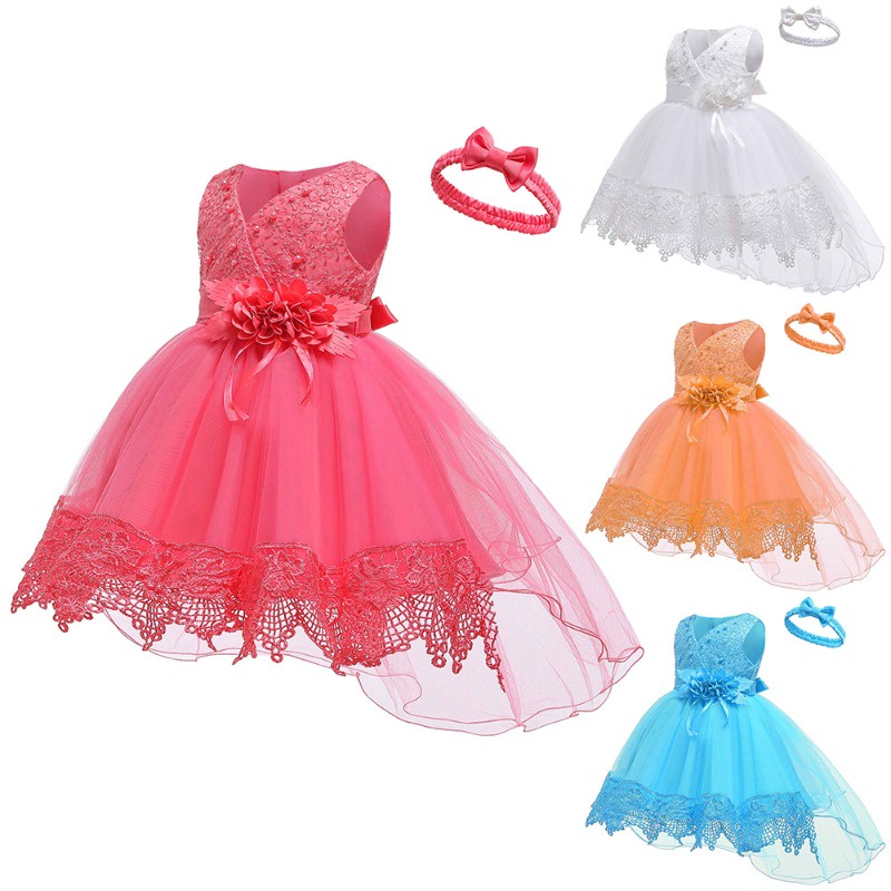 Baby Girl One-year-old Dress Toddler Birthday Dress Girls Christening Dresses