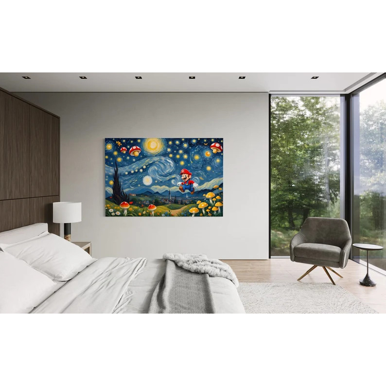 canvas-wall-design-super-mario-canvas-starry-night-view-canvas-van-gogh