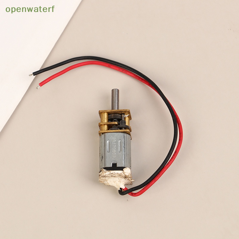 Openwaterf Hot Dc 55rpm Reduction Gearbox Slow Speed Micro N20 Full Metal Gear Motor Reduction 6001