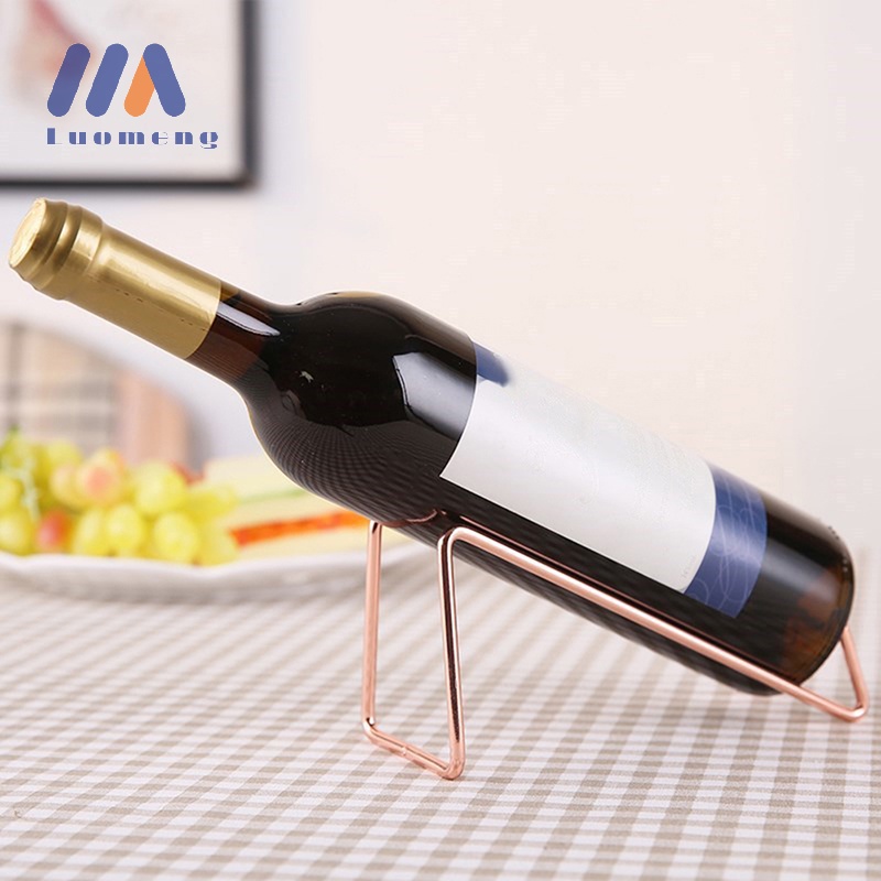 LuoMeng Metal Wine Rack Wall Mounted Red Wine Bottle Holder Champagne