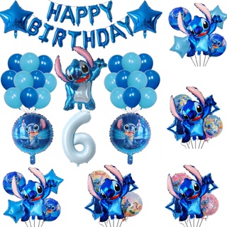 Lilo & Stitch Theme Backdrop Happy Birthday Party Decoration Party Supplies  Set