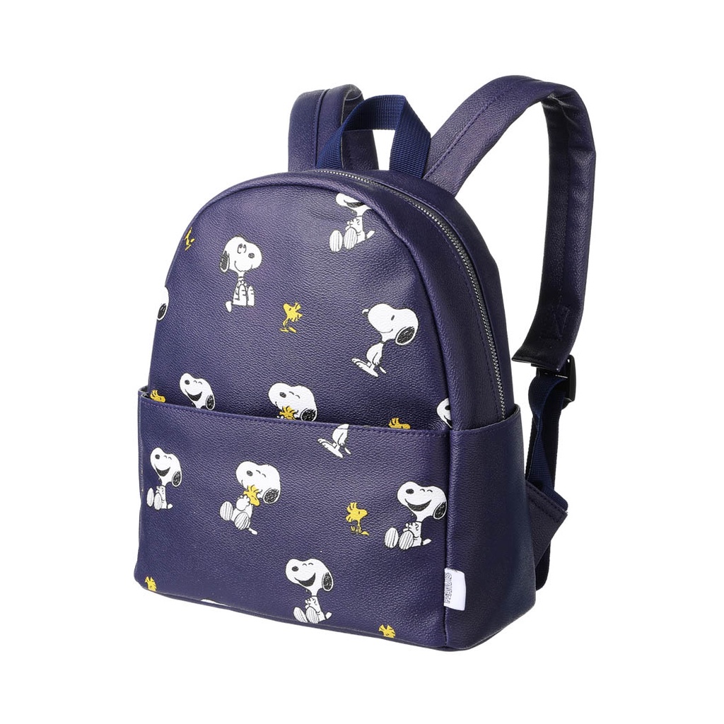 MINISO Snoopy Summer Travel Collection Backpack(Navy Blue,All Over ...