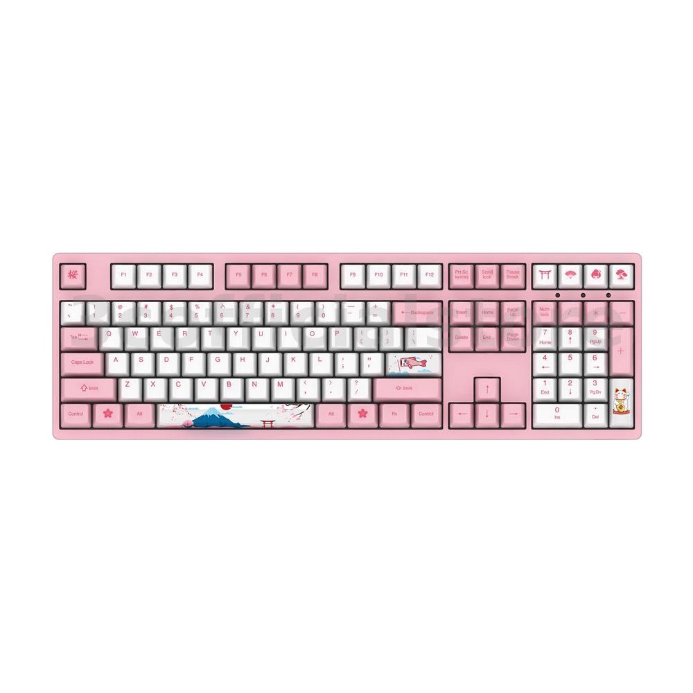 AKKO 114 Keys World Tour - Tokyo Keycap Set OEM Profile PBT Dyesub ...