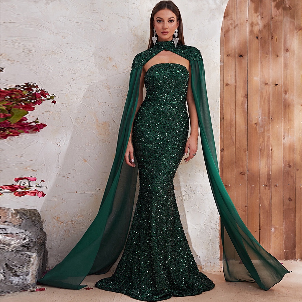 Sequined Annual Meeting Mermaid Dress