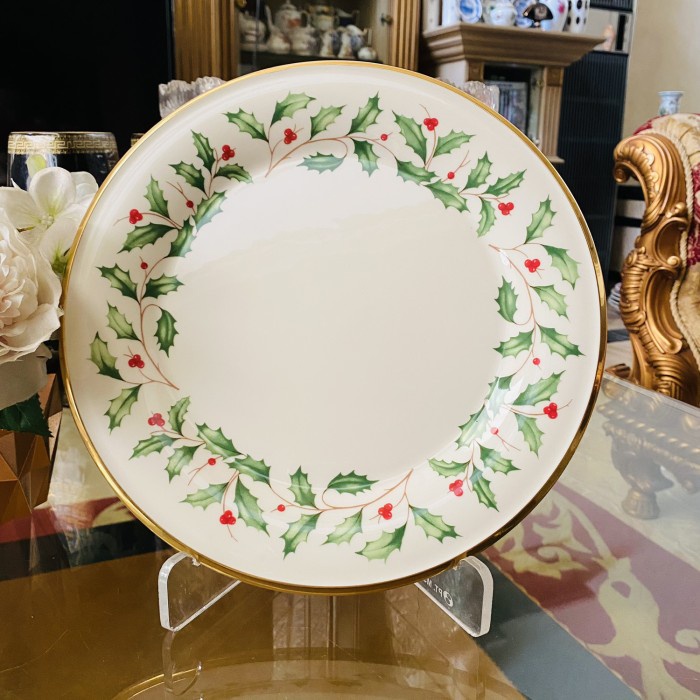 Lenox Holiday Gold Christmas Dinner Plate Christmas L 27cm Luxury