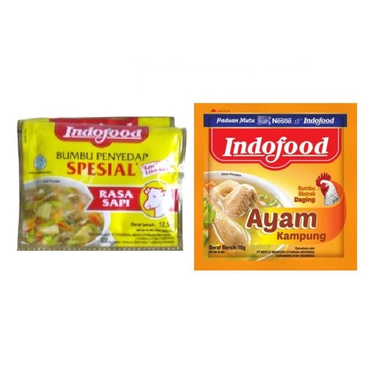 Indofood Special Flavoring Seasoning 12 5gr Sachet Flavor Beef Broth