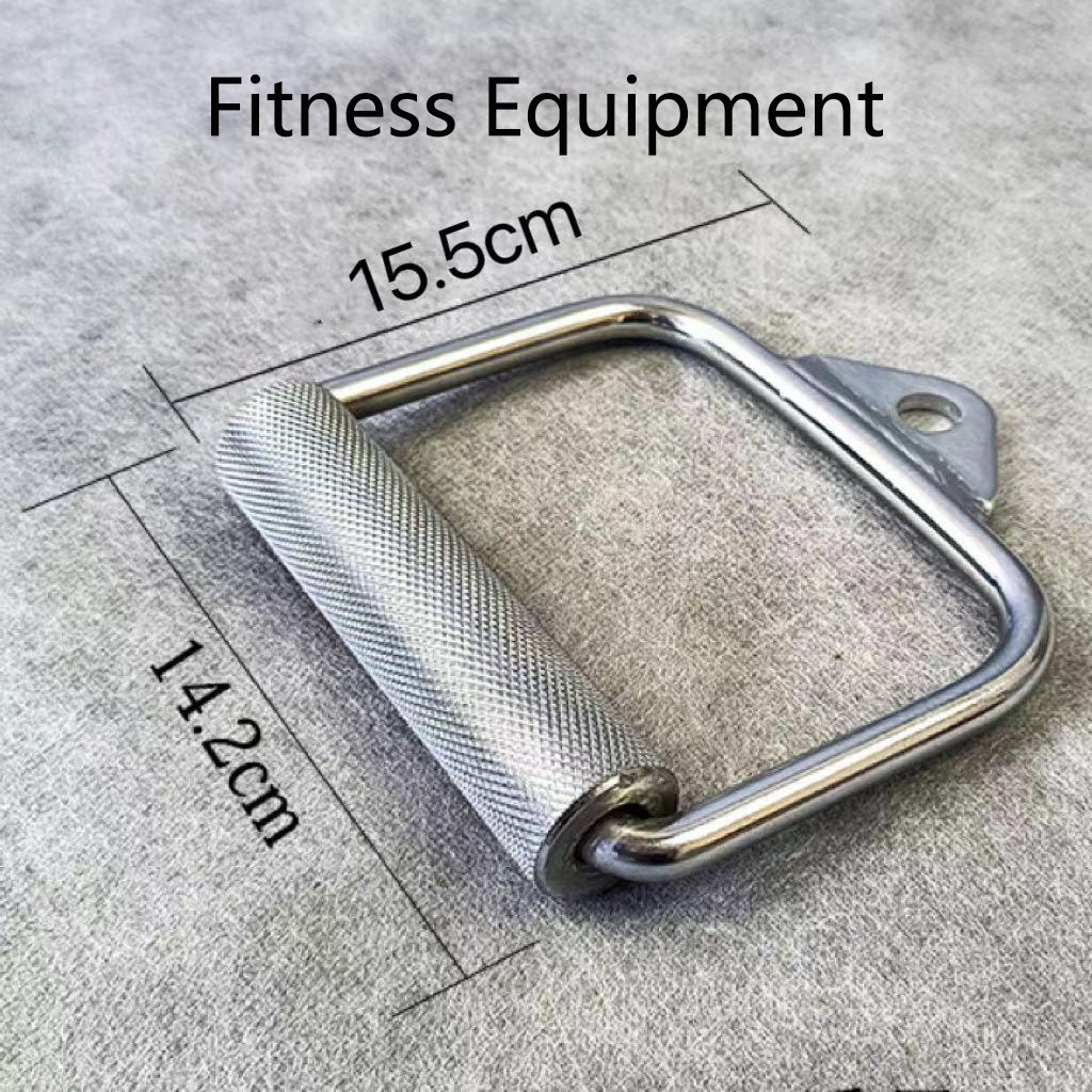 Gym single D Handle grip Pull Down Cable Attachment Non-Slip Tricep ...