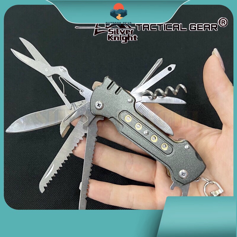[ L-13 ] Outdoor Camping Heavy Duty Multi Keychain Tools | Shopee ...