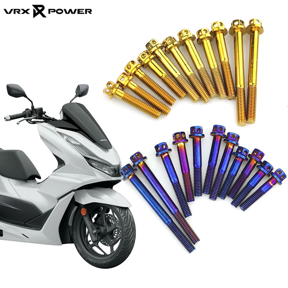 For HONDA PCX 150 160 Motorcycle Crankcase Bolts Engine Mount Bolts Set ...