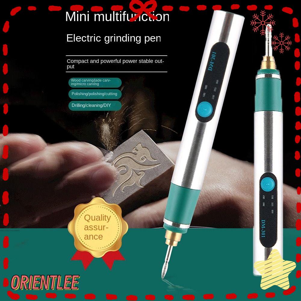 ORIENTLEE DIY Engraving Pen, USB Rechargeable Cordless Electric ...