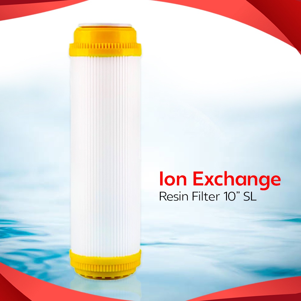 Ion exchange resin filter / water softener resin bonded filter