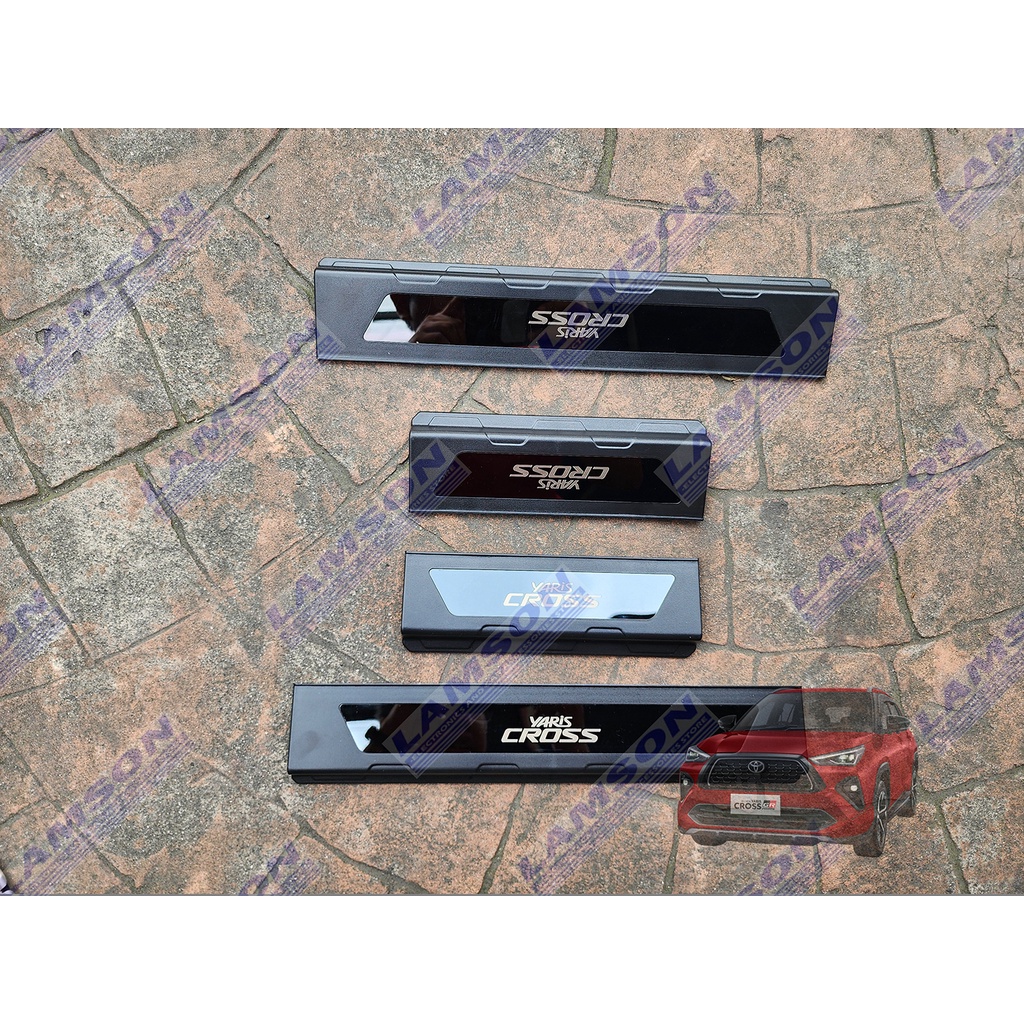 Toyota Yaris Cross 2023 2024 Side Step Sill Scuff Plates Shopee