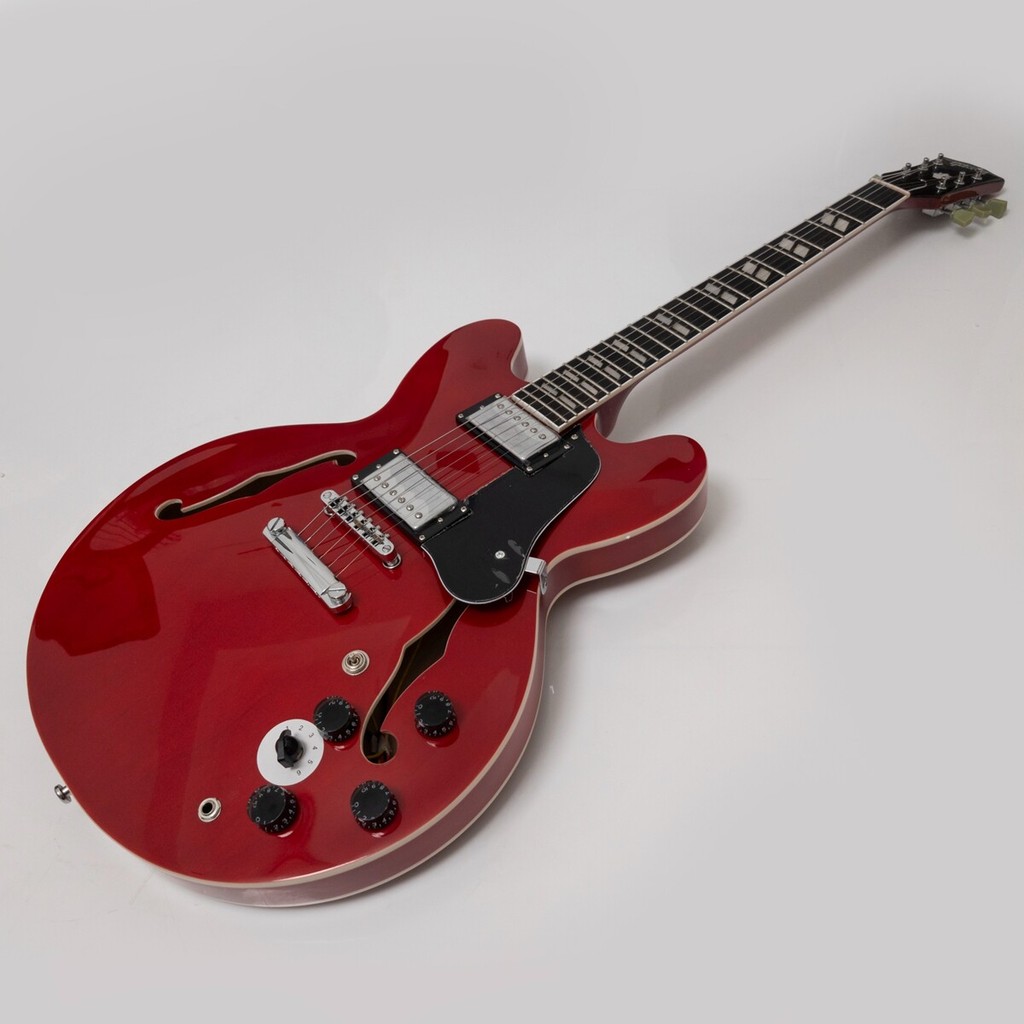 Gibson Standard ES 335 Red Electric Guitar Hollow Body Professional ...