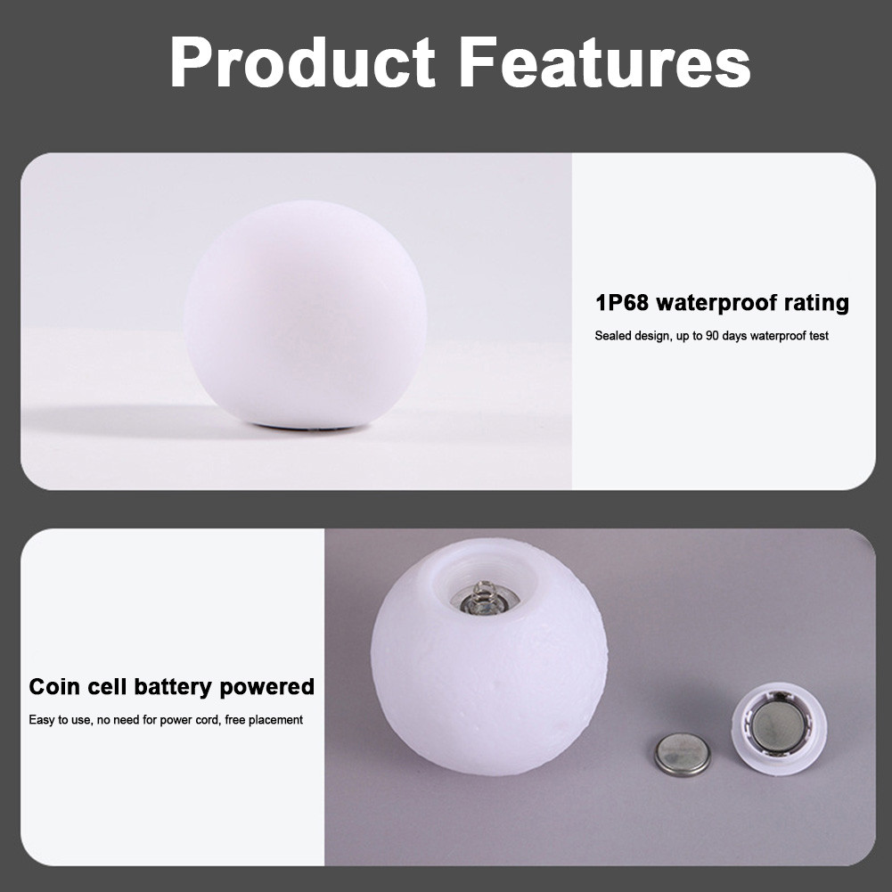 Outdoor LED Garden Ball – Remote‑Control Luminous Bouncy Ball with 16 Colors for Parties & Decor main image 1