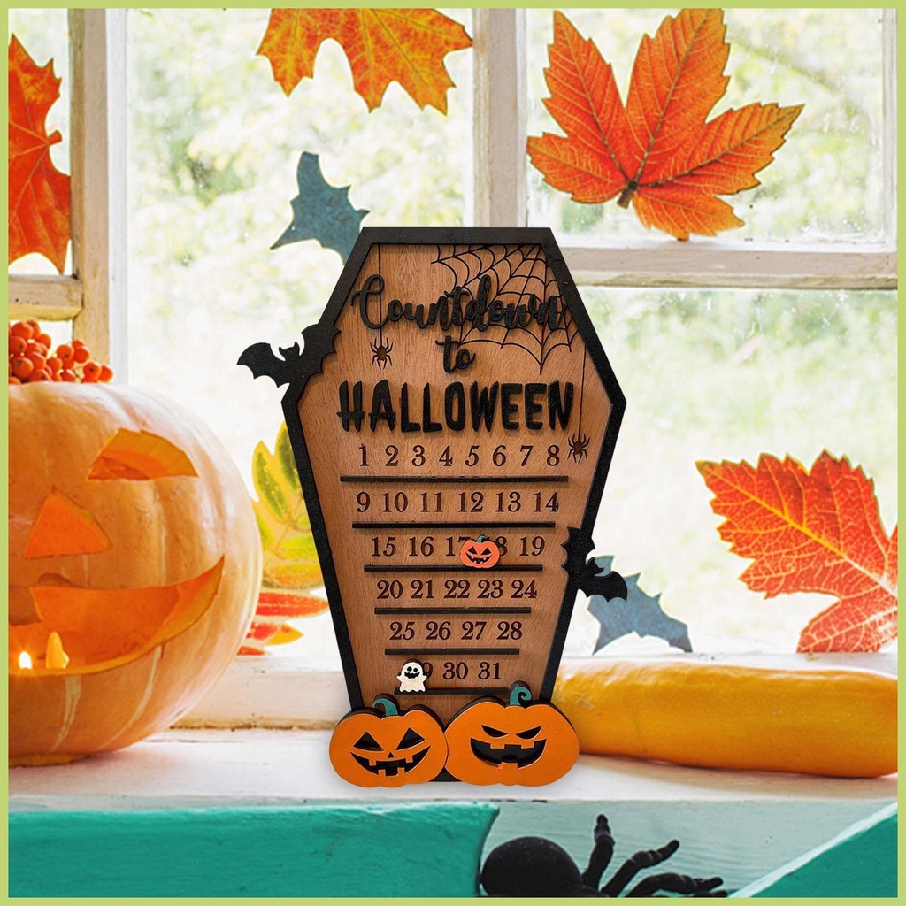 Moving Wooden Block Advent Calendar 31 Days Number DIY Moving Wooden