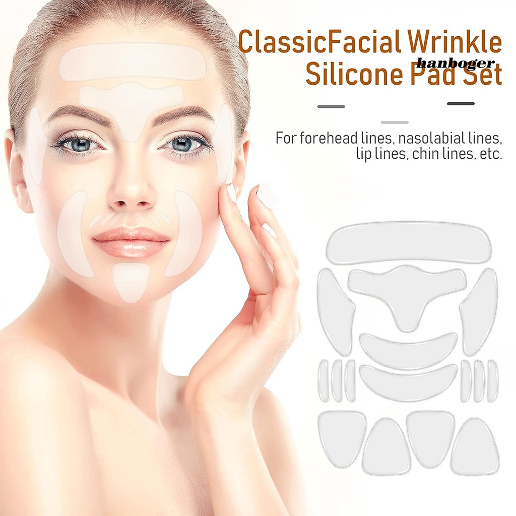 (HO) 11Pcs/Box Face & Forehead Wrinkle Patches Soft Transparent ...