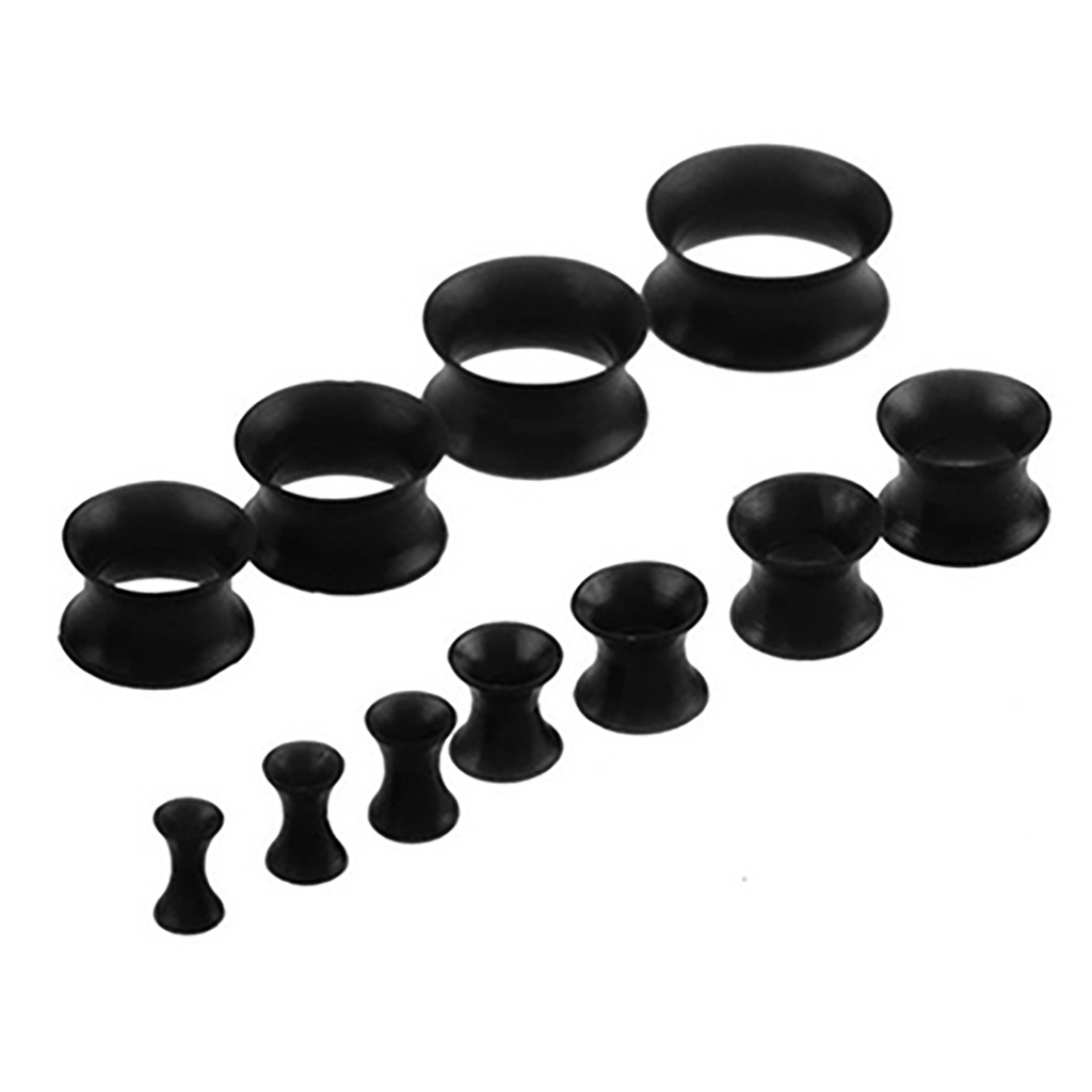 FWC_ Ear Expander Fashion Body Piercing Jewelry Silicone Men and Women ...