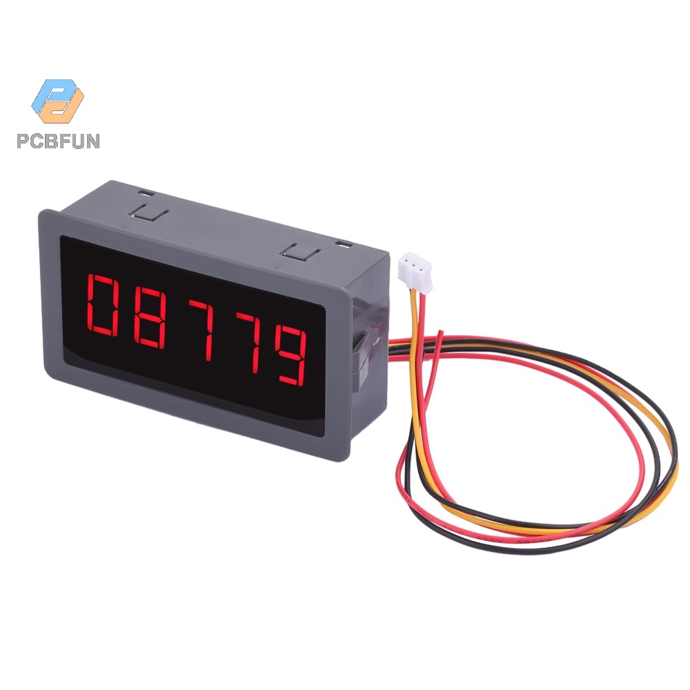 Tachometer 5-Digital LED Tach RPM Speed Meter Brushless Motor Frequency ...