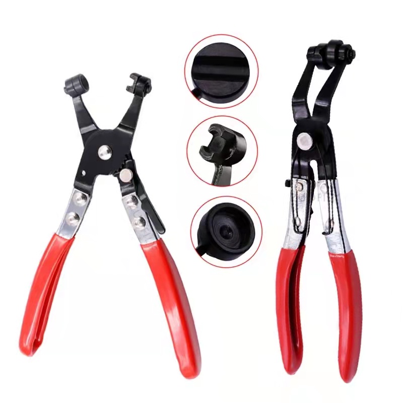 Dust cover clamp, clamping pliers, ball cage clamp pliers, holding clamp pliers, ball cage