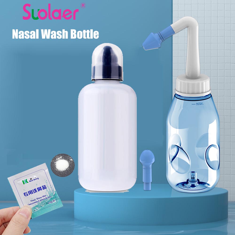 Nose Wash Cleaner Nasal Irrigator Rinse Bottle Nose Protector Avoid