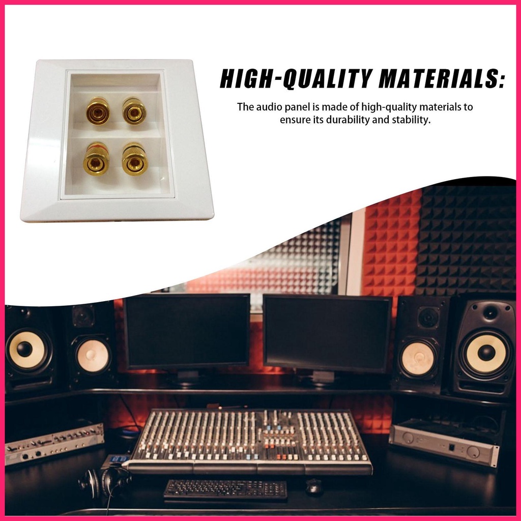 Speaker Wall Plate Speaker Jack Plate Home Audio Accessories Wall
