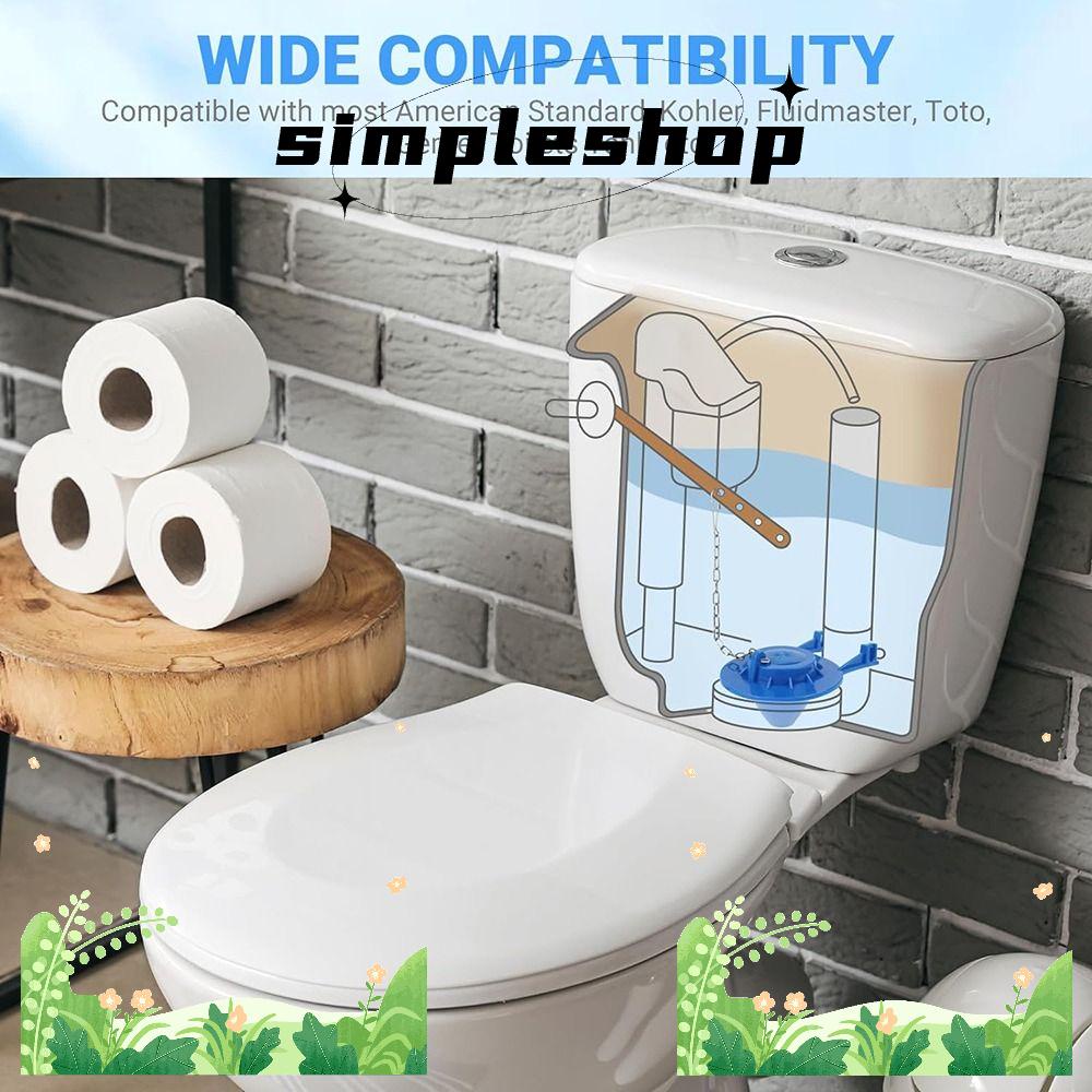 SIMPLE Toilet Flapper, Toilets Tank Water Saving Rubber Stopper Flush Valve Flapper, Universal