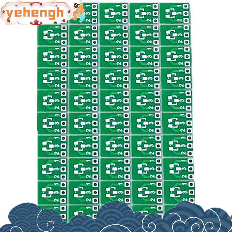 Orolotay SOT23 To DIP SIP3 Adapter – 100pcs, SMD To Through-Hole Converter PCB Board, 2.54mm Pitch, DIY Kit For IC Socket & Breadboard
