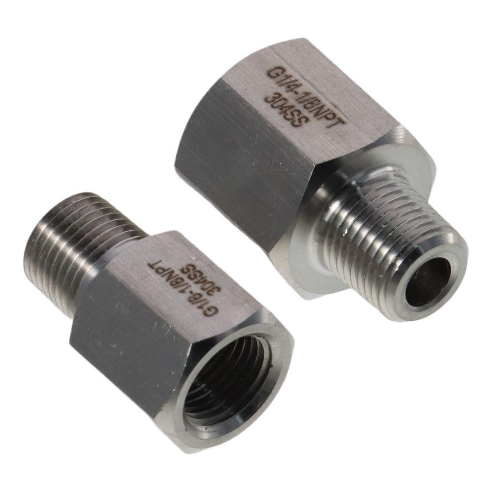 BACKSTREET Reduction Thread Adapter, Stainless Steel 1/8 1/4 3/8 1/2 ...