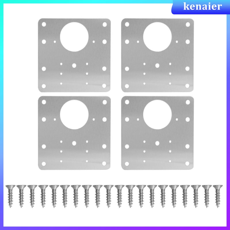 Stainless Steel Hinge Plate Metal Repair Hinges for Kitchen