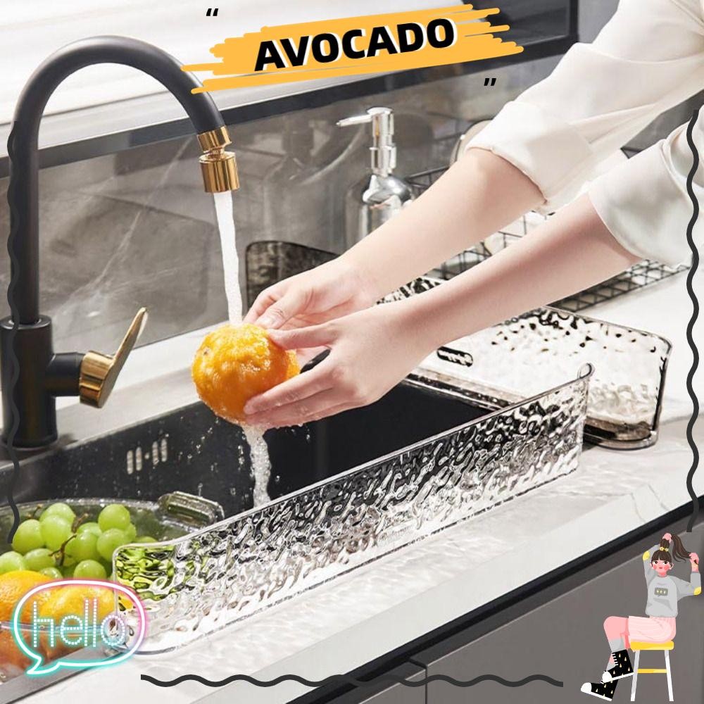 AVOCADA Sink Splash Guard, Plastic Heightenin Kitchen Countertop Bar ...