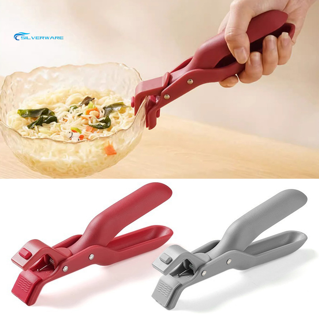 [SILVE] 1Pc/2Pcs Anti-Scald Bowl Clips Kitchen Silicone Bowl Holder ...