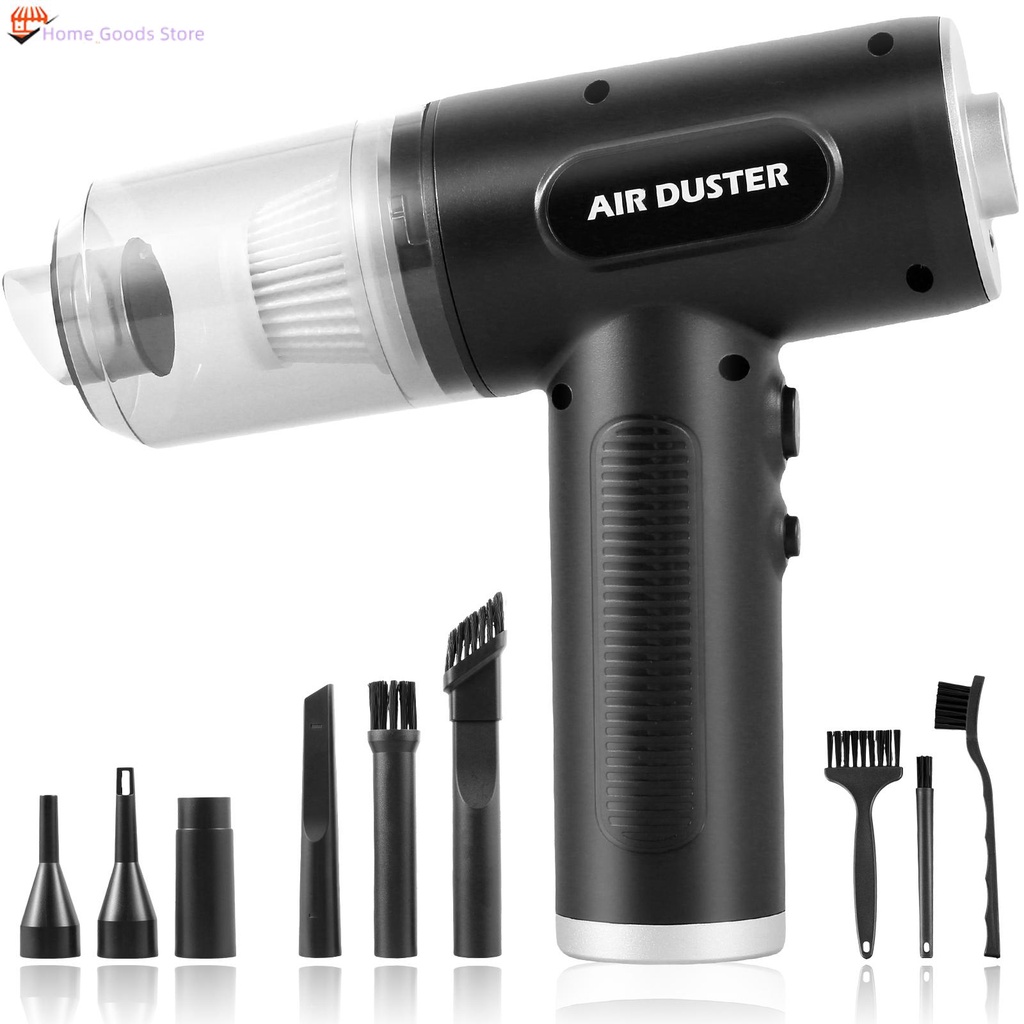 68W Compressed Air Duster Blower 6000mAh Rechargeable Cordless Air Duster 3 Adjustable Speeds