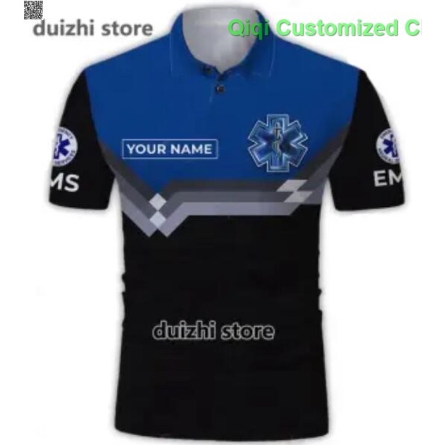 Personalized Emergency Medical Technician EMT POLO Shirt 3D, Custom