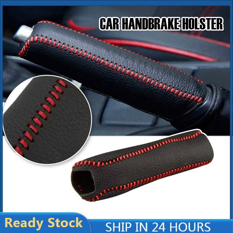 Car Imitation Leather Shifting Hand Brake Cover Protective Sleeve for ...