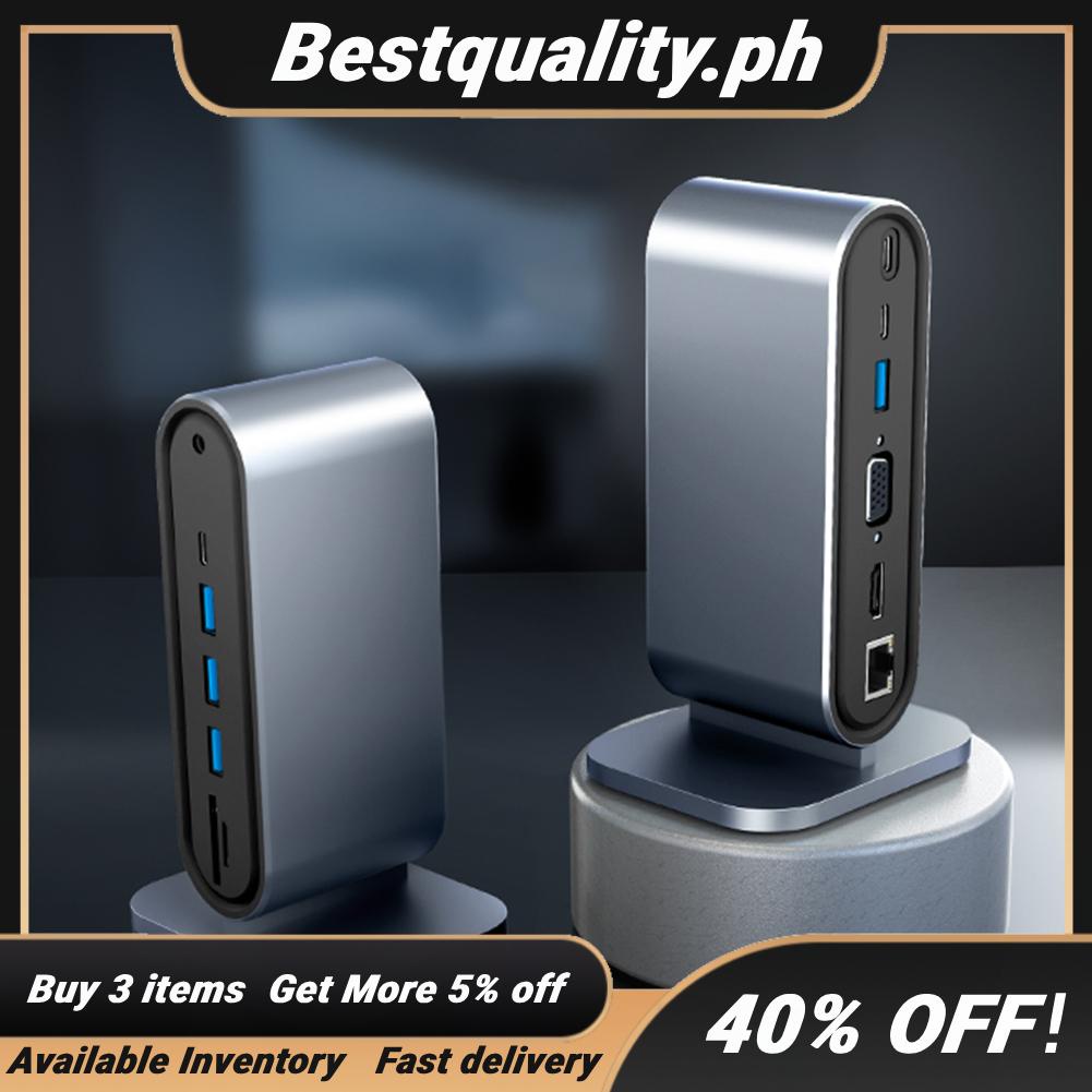 12 in 1 Dongle Docking Station Speed 480Mbps Hub Docking Station for
