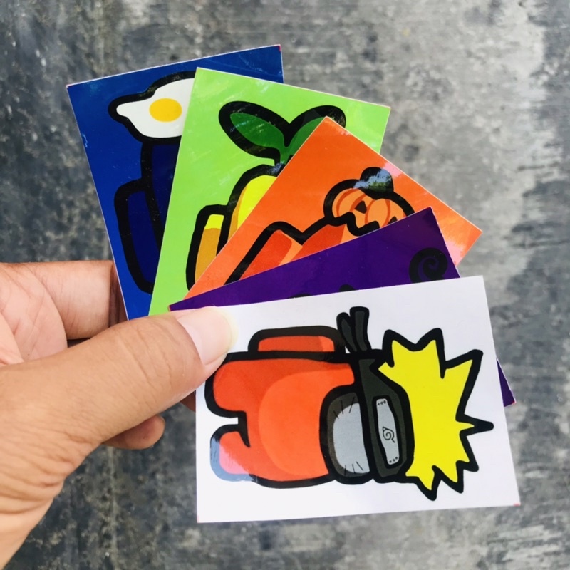 Among Us Stickers naruto (Grain) JDM gaming game Stickers Shopee
