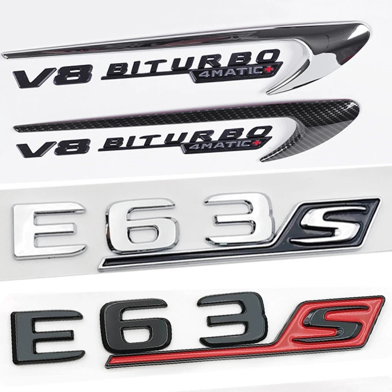 2024 NEW 3D Letters For Cars Mercedes E63S AMG W212 W213 Rear Trunk ...