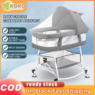 Baby bassinet with mosquito clearance net