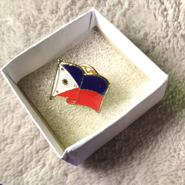 Philippine Flag Collar Pin (Small Version) | Shopee Philippines