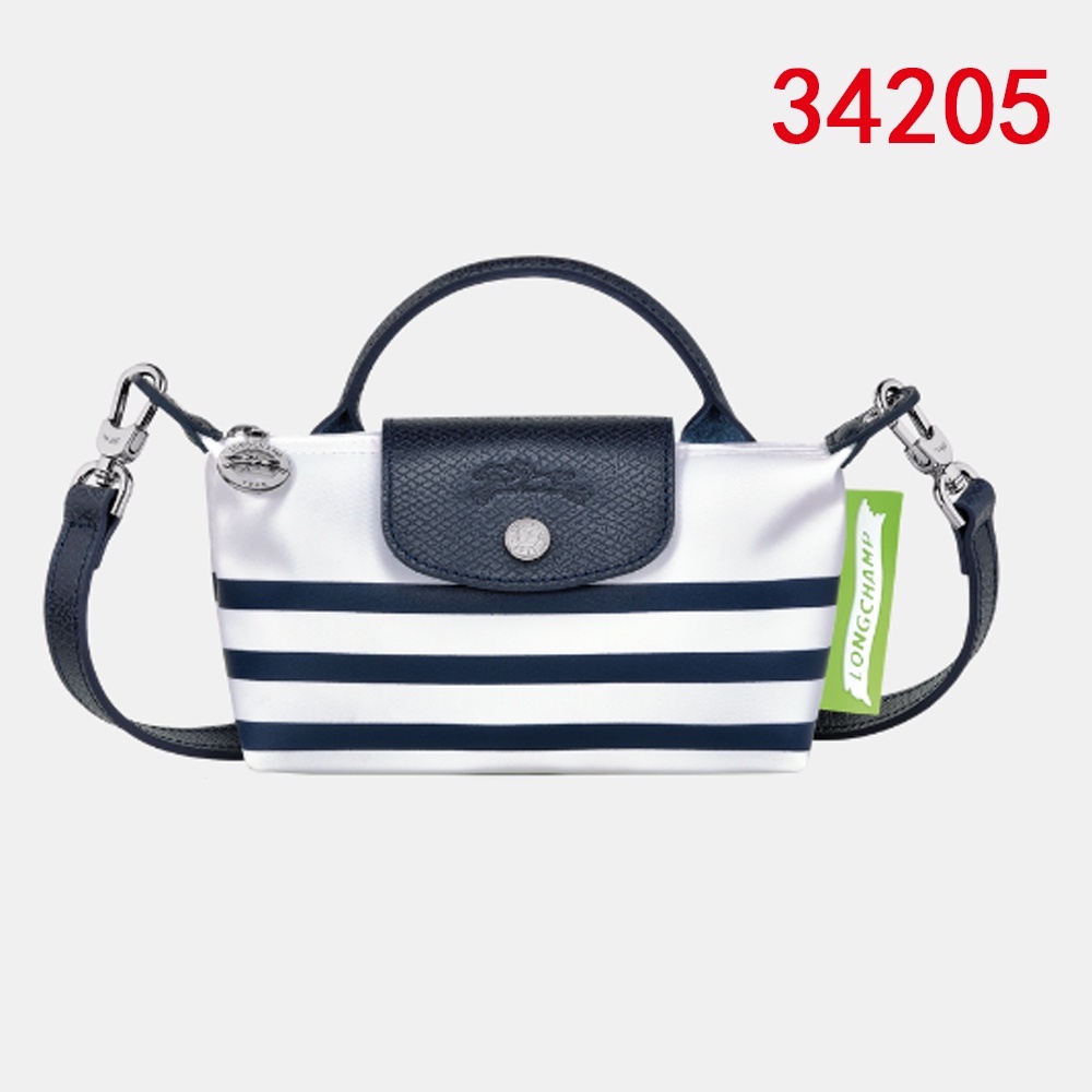 Longchamp striped bag hot sale