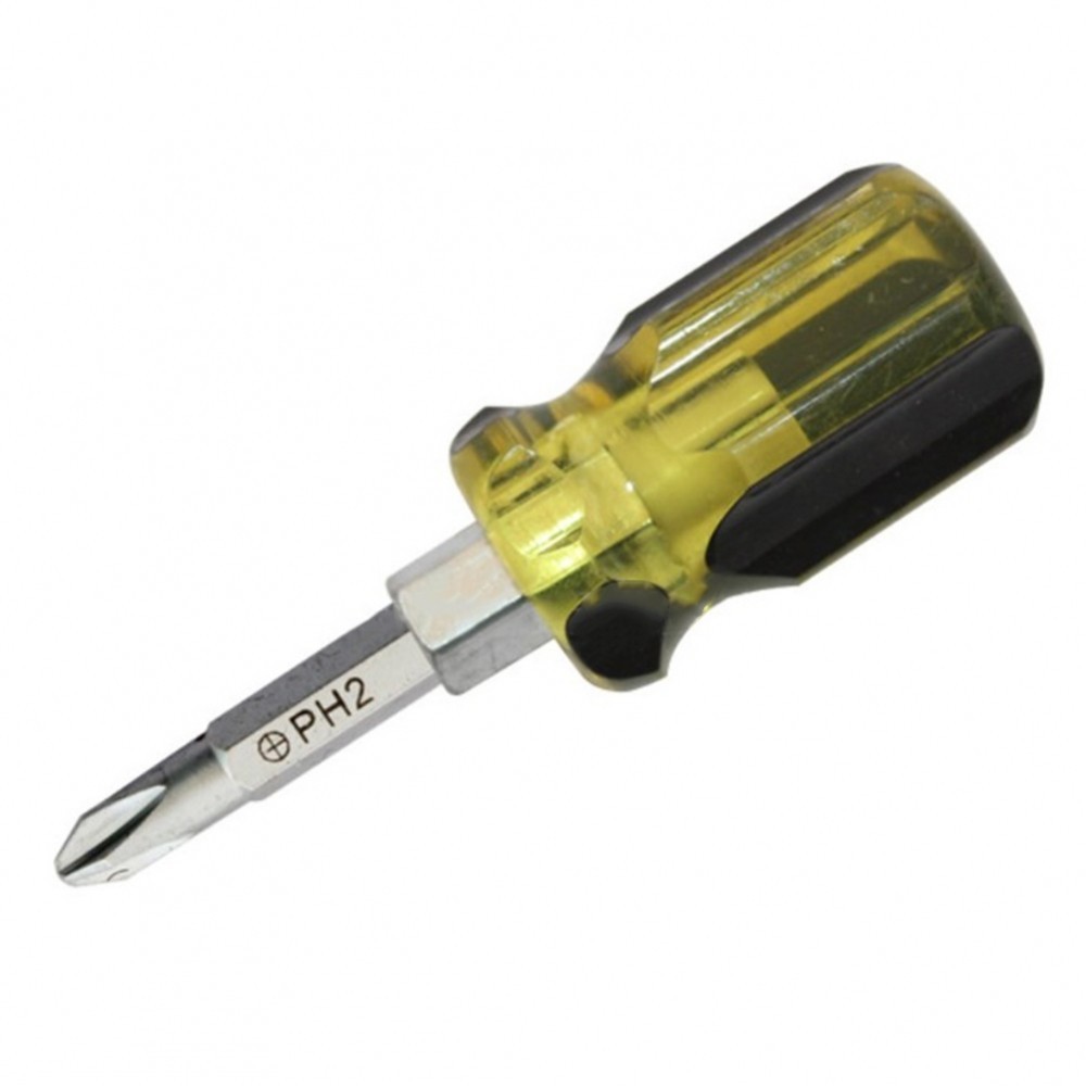 Dual Interchangeable Short Slotted-Cross ScrewDriver Impact Double-Head ...